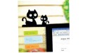 Acrylic Monitor Memo Board Computer Screen Card Holder Transparent Reminder for Office Home - BVDVV4EHG