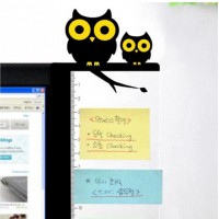 Acrylic Monitor Memo Board Computer Screen Card Holder Transparent Reminder for Office Home - BVDVV4EHG