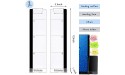 Computer Monitor Memo Board Sticky Board Note Board Office Decor Office Decor for Women Transparent Memo Board Phone Holder Board for Monitors Screen Cabinets Left and Right 2 Pieces - BQCU0WEHY