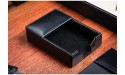 Dacasso Black Bonded Leather 4 6-Inch Memo Holder - B3TUM2DT6
