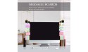 MOSISO Acrylic Monitor Memo Board Message Memo Holders Notes Boards Computer Screen Sticky Notes Reminder Memo Pads for Office & Home Desktop Organizer 2 Side Panels Left & Right Owl - BYD95G20C