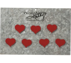 Primitives by Kathy Memo Holder Set Hearts 1 Card: 6 x 4 red - BYMHOW1F5
