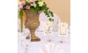 WXJ13 36 PCS 2 inch Table Number Holders Name Place Card Holders Metal Photo Holder Clips for Wedding Dinner Home Party Events Decoration Office Memo Rose Gold - BL8257ZV5