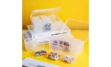 24 Pcs Small Bead Organizer Bead Case Storage Diamond Art Containers Clear Plastic Case for Small Items with 2 Pcs Hinged Lid and Clear Craft Cases 6.69 x 4.06 x 2.76 Inch 2.56 x 1.77 x 0.79 Inch - BO6ZN4TD5