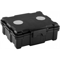 Airtight Waterproof Magnetic Locking Storage Box with Inner Dividers Hide-A-Key Magnet Mount Box - BX0LN3OB4