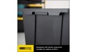 Black & Yellow 27-Gallon Tough Storage Containers with Lids Extremely Durable ® Stackable 4 Pack Black - BTMNDS48O