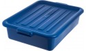 Carlisle N4401014 Comfort Curve Ergonomic Wash Basin Tote Box 5 Deep Blue - BII4A0QZZ