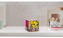 Dagashi Japanese Anime Otaku Snacks Tin Storage Box 4x4-Inch Metal Novelty Stash Container with Pop Top Lid Decorative Organizer Holder Cube Canister - BAE7FUVRY