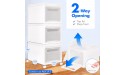 Plastic Storage Bins With Lids Storage Containers For Organizing Stackable Storage Bins With Wheels Storage Box Totes For Storage Collapsible Storage Bins Plastic Storage Containers With Lids - BR4FO9R9H