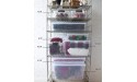 Rubbermaid Cleverstore Clear Stackable Containers With Durable Latching Lids 95 Qt 4 Count - B8IXZVJC9
