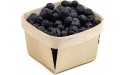 Bright Creations One Pint Wooden Berry Baskets 4 Inches 10-Pack - B9AZ4XO8X