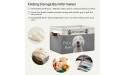 CHIFIGNO Personalized Dog Toy Storage Basket with Handles Customized Pet's Name and Phote Collapsible Storage Boxes Organizer Bag for Clothes Storage Toys Storage 1PC - BVW7G4VYR