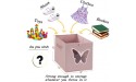 Cube Storage Bins Organizer Container,12x12 Foldable Plastic Storage Bins Basket with Clear Window for Pantry Closet,Toys,Bedroom-Butterfly Set of 4 - B7VGA4C5J