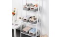 DULLEMELO Small Storage Baskets Set for Organizing Foldable Fabric Baskets for Shelves Closets Nuesery Bulk Baskets for Gifts Empty 11.8x7.9x5.1 White&Gray - BCI29E7SX