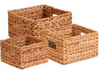 Honey-Can-Do STO-02882 Nesting Banana Leaf Baskets Multisize 3-Pack,Natural - BJGH40TBP