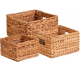 Honey-Can-Do STO-02882 Nesting Banana Leaf Baskets Multisize 3-Pack,Natural - BJGH40TBP