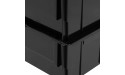 IRIS USA Large Storage Bin Black 8-Pack 585573 - BZQQ8AU6A