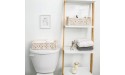 Mkono Macrame Storage Baskets Boho Decor Box Handmade Woven Decorative Countertop Toilet Tank Shelf Cabinet Organizer for Bedroom Nursery Livingroom Home Set of 2 Ivory - B28LJZJ5T