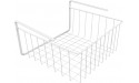 Southern Homewares White Wire Under Shelf Storage Organization Basket 11-Inch - BKEGCEFUG