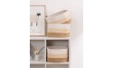 voten Closet Shelves Cube Shelf Storage Baskets Bins 3 Packs,Durable&Stylish Woven Cotton Rope Organizer Basket for Home Nursery Organizing,Oval 13.7x9.8x7.9’’ 3-Tone Honey - BUHMTSXVX