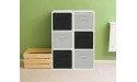 6 Pack SimpleHouseware Foldable Cube Storage Bin Black - BBI1SZVQW