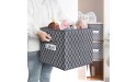 Cube Storage Bins 12 x 12,Foldable Fabric Cube Baskets Boxes Drawers Container Organizer with Large Label Window and Durable Handles for Shelf,Nursery,Playroom,Closet,Pantry and Office,Set of 6 Grey - BLDZPCXLS