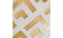 DII Non Woven Polyester Metallic Diamond Storage Bin Large Set of 4 White Gold - BNB6I6QWK