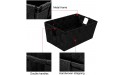 homyfort Woven Shelf Storage Tote Basket Bins Container Storage Boxes Cube Organizer with Built-in Handles for Bedroom Office Closet Clothes Kids Room Nursery 3pkBlack - B27QJEA0W