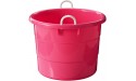 HOMZ 0402PKDC.02 Rope Handle Tub Set of 2 Pink 2 Count - BAEA0KN8E
