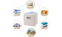 MaidMAX Storage Bins 12x12x12 for Home Organization and Storage Toy Storage Cube Closet Organizers and Storage with Dual Plastic Handles Beige Set of 6 - BNR01TFIT