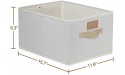 OLLVIA Large Baskets for Organizing 3 Pack Decorative Storage Boxes for Shelves Rectangle Closet Baskets Box Foldable Sturdy Storage Basket with Handle for Nursery Home|Office - BKZQ19AIF