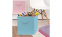 Pomatree Fabric Storage Bins 8 Pack Fun Colored Durable Storage Cubes | 2 Reinforced Handles | Foldable Cube Baskets for Home Kids Room Nursery and Playroom | Closet and Toys Organization - B5I4K7AS0