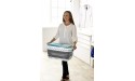 Pop & Load Collapse & Store Collapsible Ultra-Slim Utility laundry-baskets Large Rect 2 Handles GREY - BM9KAFLWI
