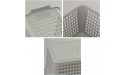 Vababa 6-Pack Plastic Storage Basket Organizer - B3OXP5Z8W