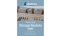 Whitmor Woven Strap Storage Baskets S 3-Gray - B7JWEN94B