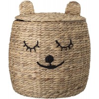 Bloomingville Basket with Lid Nature Water Hyacinth - BWBCT6EQY