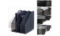 Mesh File Box Magazine Rack Box Book Shelf Storage Bar Rack Metal Disassemble Thicken Freestanding Desk Office Supplies Black 24X29.3X31CM MUMUJIN - BRLTXSZAU