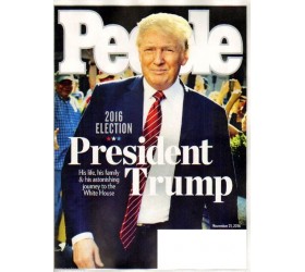 People Magazine November 21 2016 Donald Trump Cover - B56B7HKXB