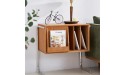 Storage Newspaper Baskets Wooden Bedside Cabinet Living Room Magazine Cabinet Multifunctional Bookcase Porch Bookshelf Color : Yellow Size : 694170cm - BXEGWB3EJ