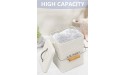 Xbopetda Laundry Powder Bin Washing Powder Storage Tin with Scoop Airtight Lid & Handles Laundry Detergent Powder Storage Box Perfect for Holding Pods Tablets Capsules Powder Detergent-White - BWYSFB0B8