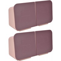 LAJS Wall Mounted Cotton Storage Box Lightweight Hygienic Storage Box Space Saving for Bathroom for Toilet - B3MLLE8GT
