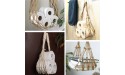Macrame Toilet Paper Wall Hanging Storage Bag Bohemian Decor Wall Mount Rope Bag Books Newspapers Notebook Toilet Paper Storage for Bathroom Bedroom - BF2U0NQ0F