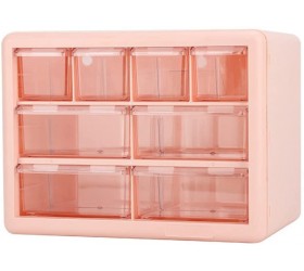 NICEDAYFY 8 Grids Drawer Cabinet Jewelry Storage Box Organizer Desktop Makeup Bin Sundries Container Home Decoration Color : B - BWY53PH60