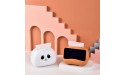 Nipogear Cartoon Tissue Box Toilet Paper Tray Cute Plastic Thicken Toilet Wash Towel Desktop Toilet Paper Storage Box Orange - BWX1GIN3K