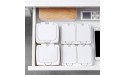 Storage Box Simple 2 Grids Pop-up Window Swab Holder for Car Home Bathroom Bedroom Office Night Stands Desks and Tables Living Room -White - BWIR7CFSV