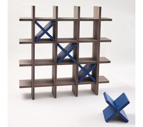 Tic Tac Toe Game Board Toilet Paper Holder for Bathroom Wall Hanging - BYZIM1YBF