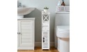 Toilet Paper Storage,Small Bathroom Storage for Half Bathroom,Small Bathroom Storage for Tiny Spaces,Little Shelf for Bedroom,Narrow Toilet Paper Cabinet for Restroom,White by H HUIYKALY - BFVAAV4EW