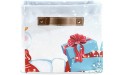 XIUCOO Christmas Snowman Santa Hat Waterproof Storage Boxs Baskets Clothts Towel Book for Bathroom Office 1 Pack - BMWPCCFWX
