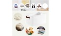 XIUCOO Funny Snowflake Dog Bell Waterproof Storage Boxs Baskets Clothts Towel Book for Bathroom Office 1 Pack - BET0VNLGK