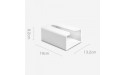 YUANFLQ Creative Square Tissue Box Cover Multifunction Tissue Holders Plastic Bathroom Organizer with Seamless Sticker Used for Home OfficeWhite Color : Pink - BEDRD6KZP